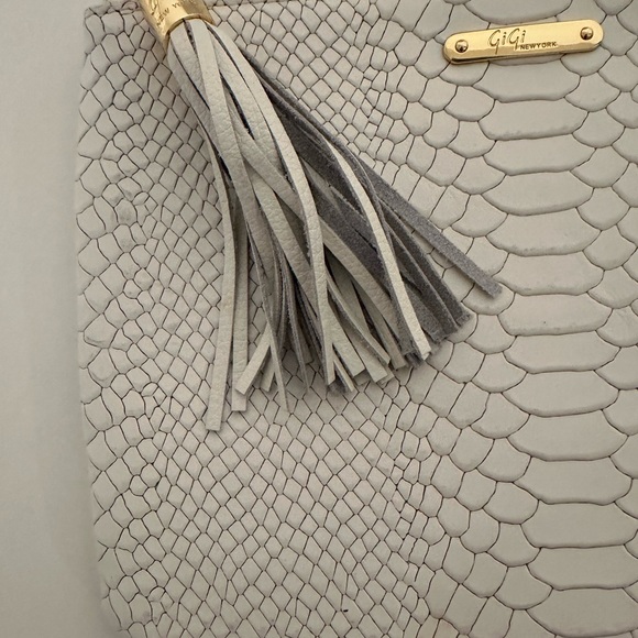 GiGi New York All-In-One Python-Embossed Leather Clutch - Picture 5 of 11